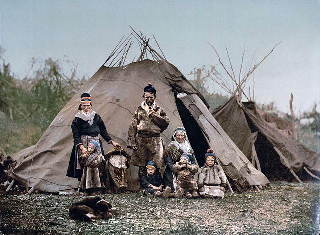 Számi család az 1900-as évekből